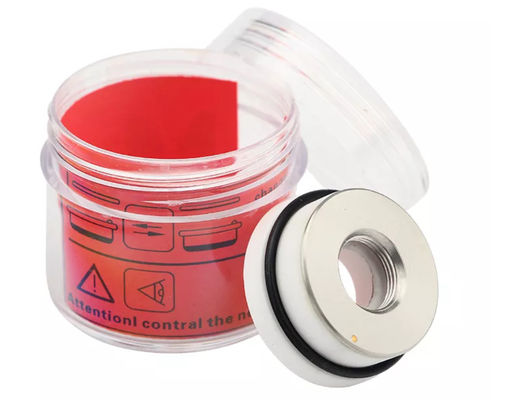 Materiales consumibles de cerámica del laser de la fibra del tenedor de la boca del anillo 32m m del laser