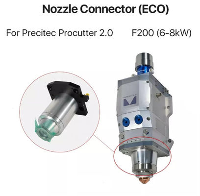 Tenedor de cerámica principal F200 del conector 6kW-8kW de la boca del sensor del laser de la fibra del condensador