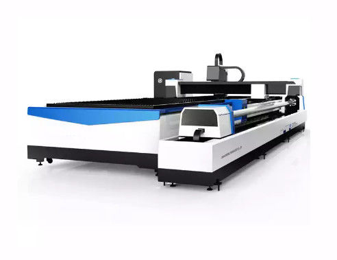 Cortador de acero inoxidable del laser de la fibra de la máquina 3015AM 3000w del cortador del laser del tubo
