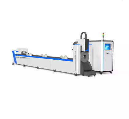 el cortador de tubo del metal del laser del cortador del laser de la fibra de 6016T 6000w trabaja a máquina la alimentación automática