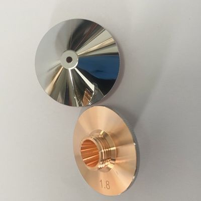 Las piezas de la cabeza de cortador del laser revisten con cobre para equipar con inyector eficacia alta y exactitud