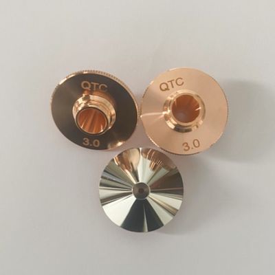 Las piezas de la cabeza de cortador del laser revisten con cobre para equipar con inyector eficacia alta y exactitud