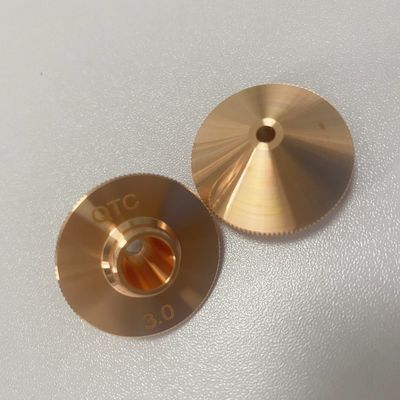 Las piezas de la cabeza de cortador del laser revisten con cobre para equipar con inyector eficacia alta y exactitud