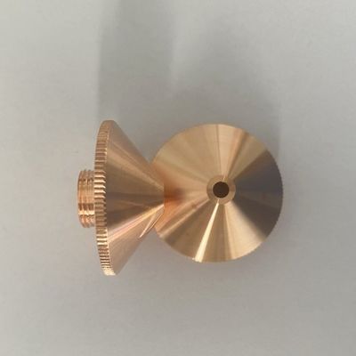 Las piezas de la cabeza de cortador del laser revisten con cobre para equipar con inyector eficacia alta y exactitud