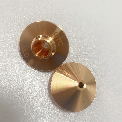 Las piezas de la cabeza de cortador del laser revisten con cobre para equipar con inyector eficacia alta y exactitud
